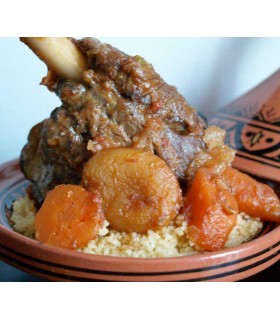 Agneau aux poires et aux pommes à la cannelle