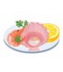 Nage de St Jacques et gambas au houblon avec citron confit